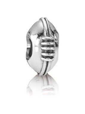 Pandora Retired Sterling Silver Football Sports Bead - 790384